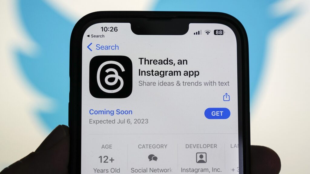 Threads by Meta, an instagram app